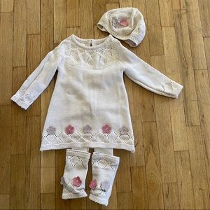 Catherine malandrino 4 piece baby outfit 24 months